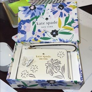 Kate Spade Madison Perforated Small Wristlet (Boxed)